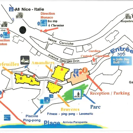 Studio Pour 4 Avec Kitchenette Et Wi-Fi Illimite - Fr-1-827-75 Roquebrune-Cap-Martin